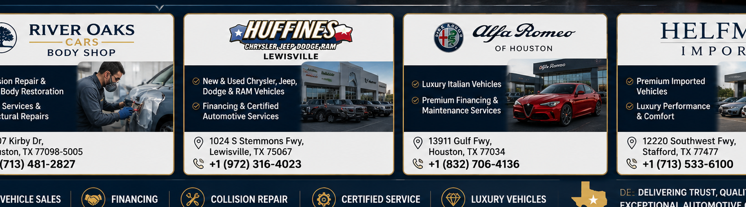 Automotive Experts and Dealerships Worth Exploring in Texas